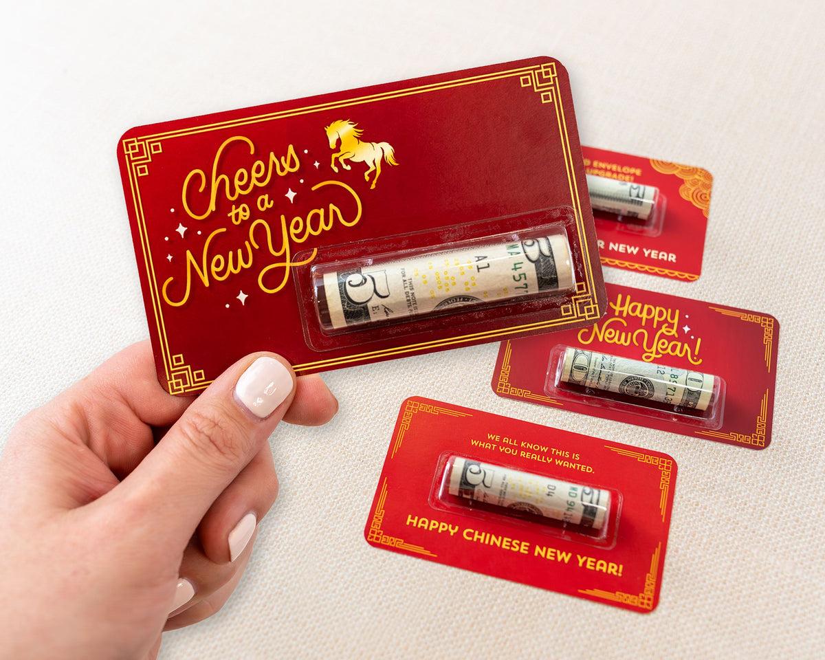 Happy New Year Card- Traditional Red "Envelope"